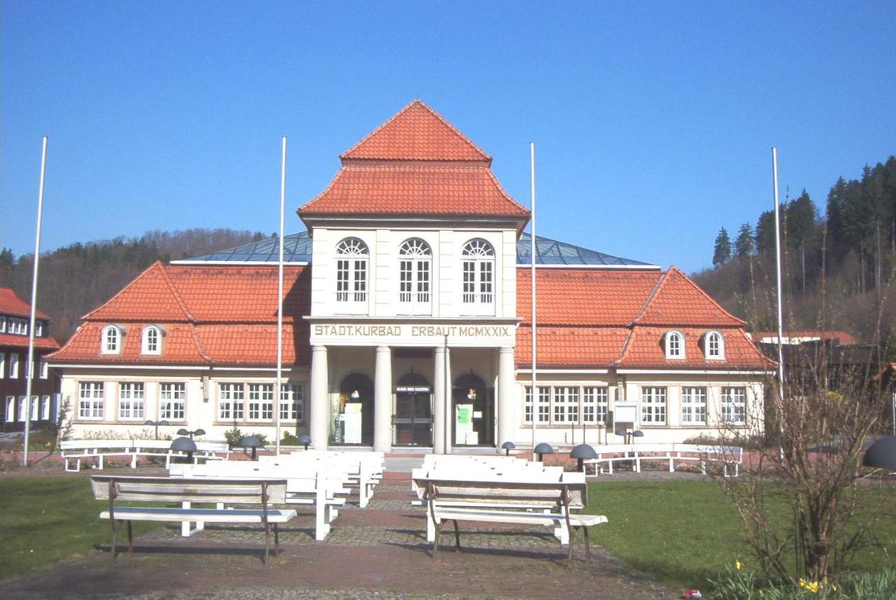 Hotel Pension Am Kurmittelhaus Bad Grund Eksteriør bilde